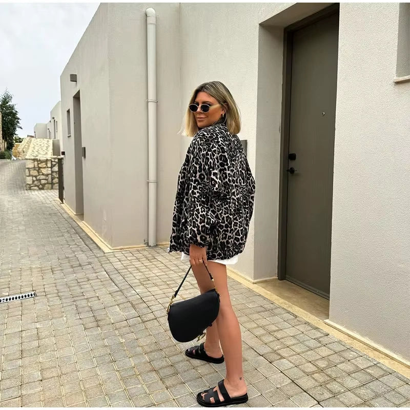 Women's Leopard Jacket