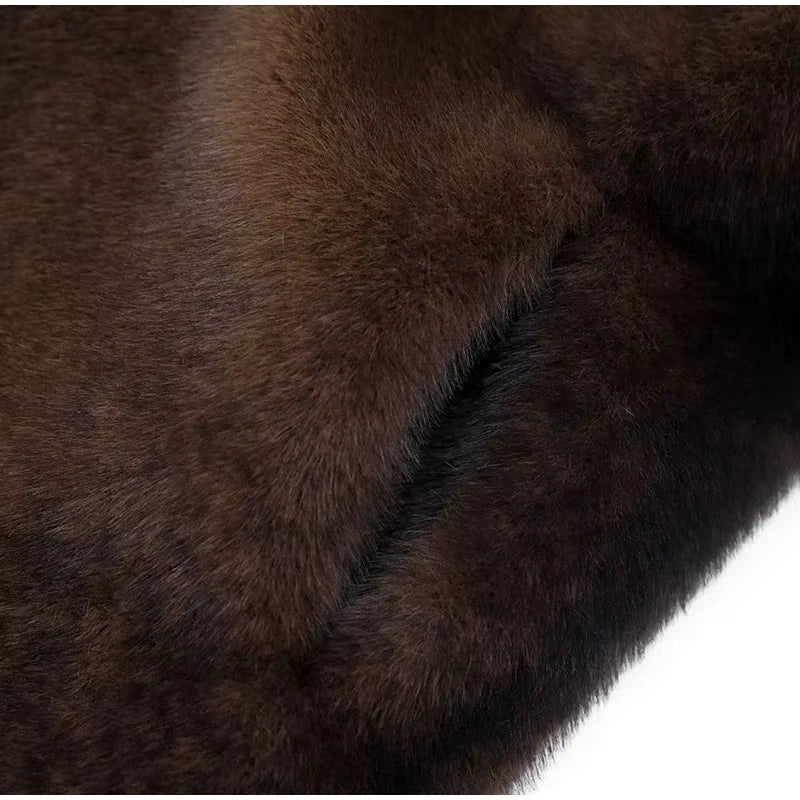 Long Faux Fur Coat