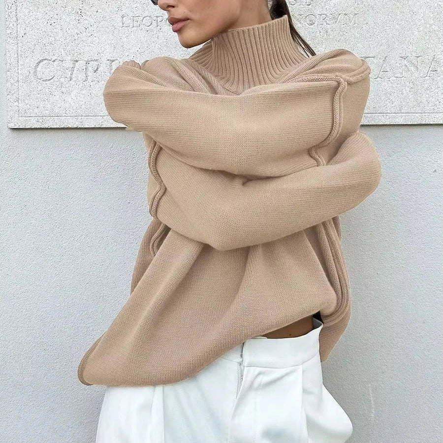 Women's Monochrome Turtleneck