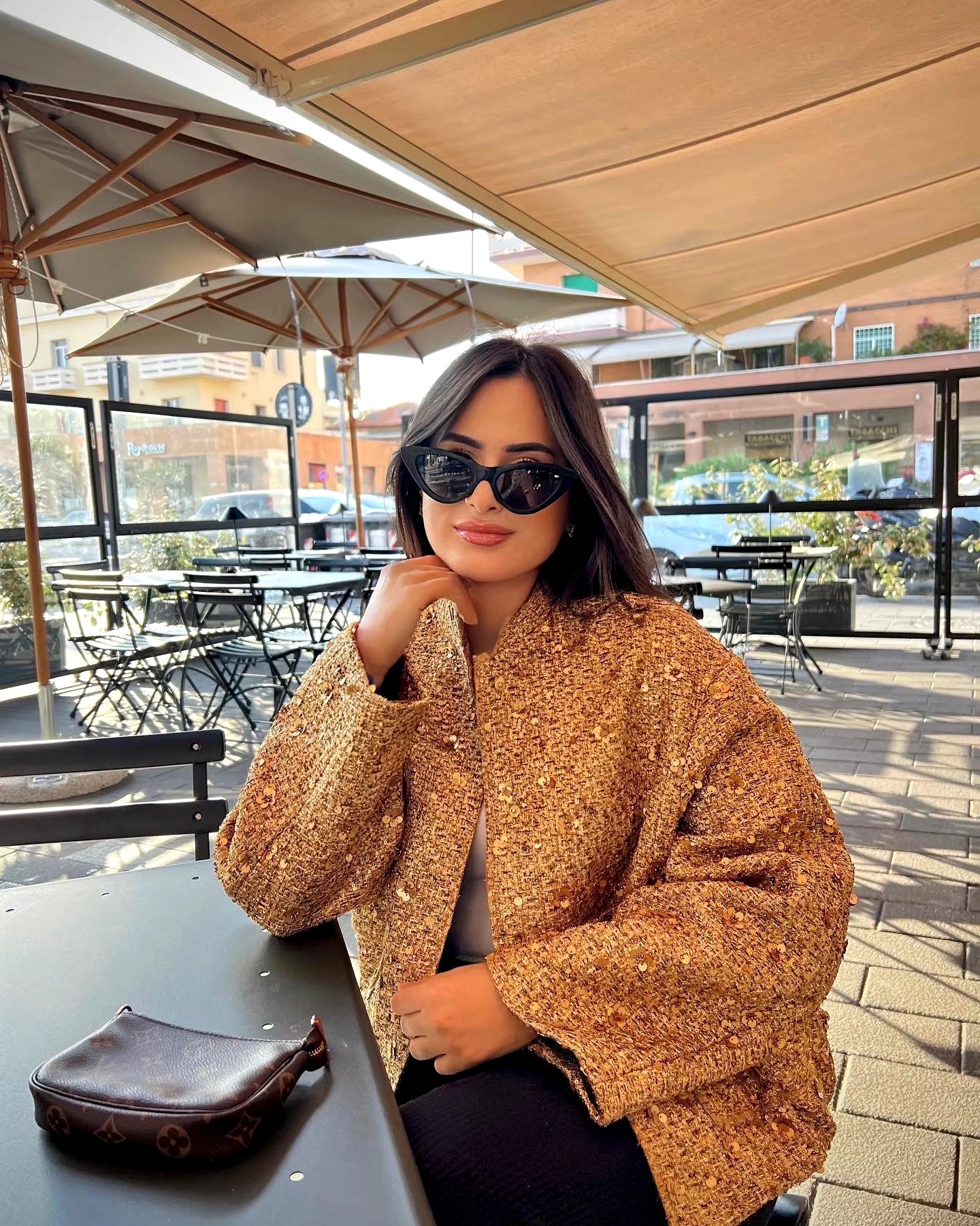 Shiny Sequin Jacket