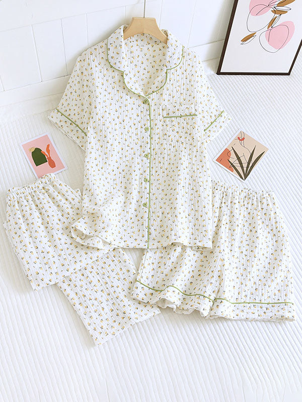 Emma Douce Élégante Pyjama en Coton