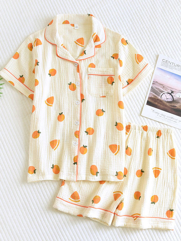 Emma Douce Élégante Pyjama en Coton