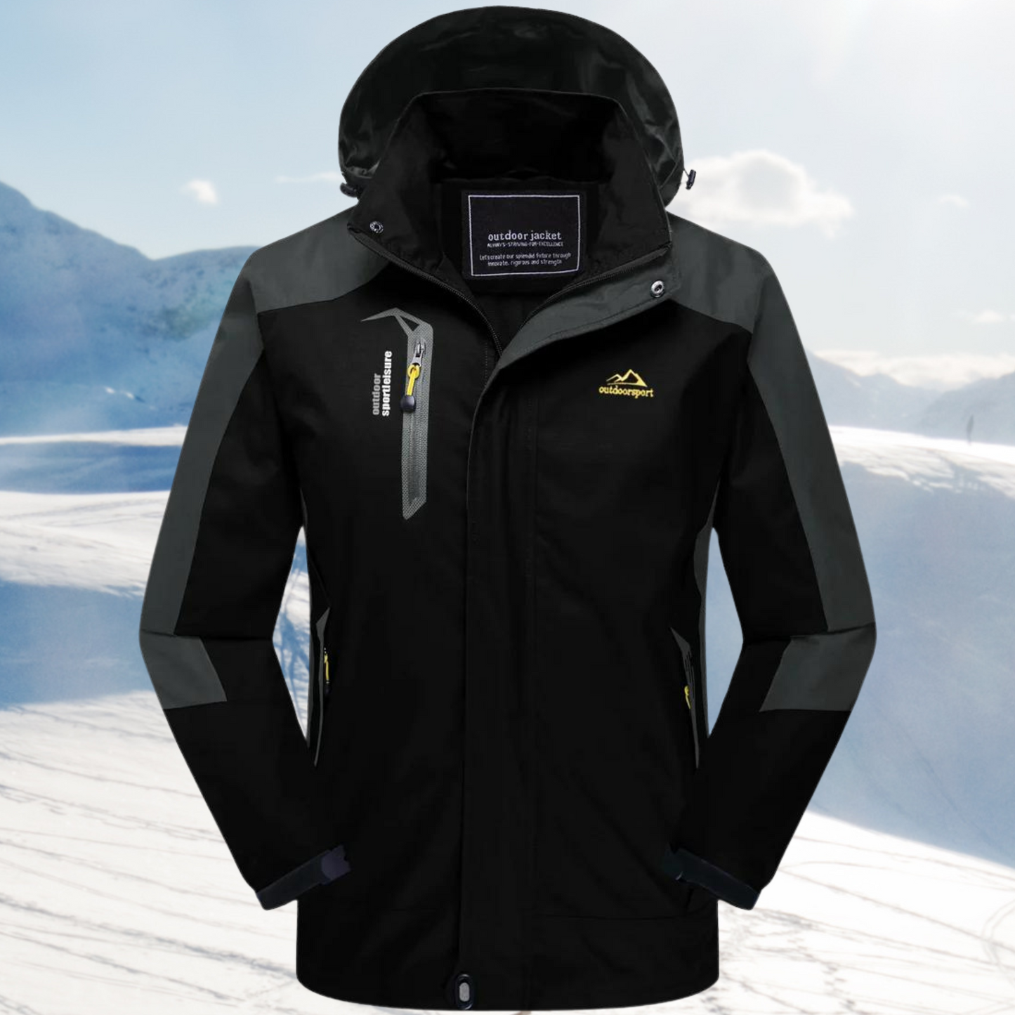 Sophie – Veste imperméable à capuche pour aventures extrêmes
