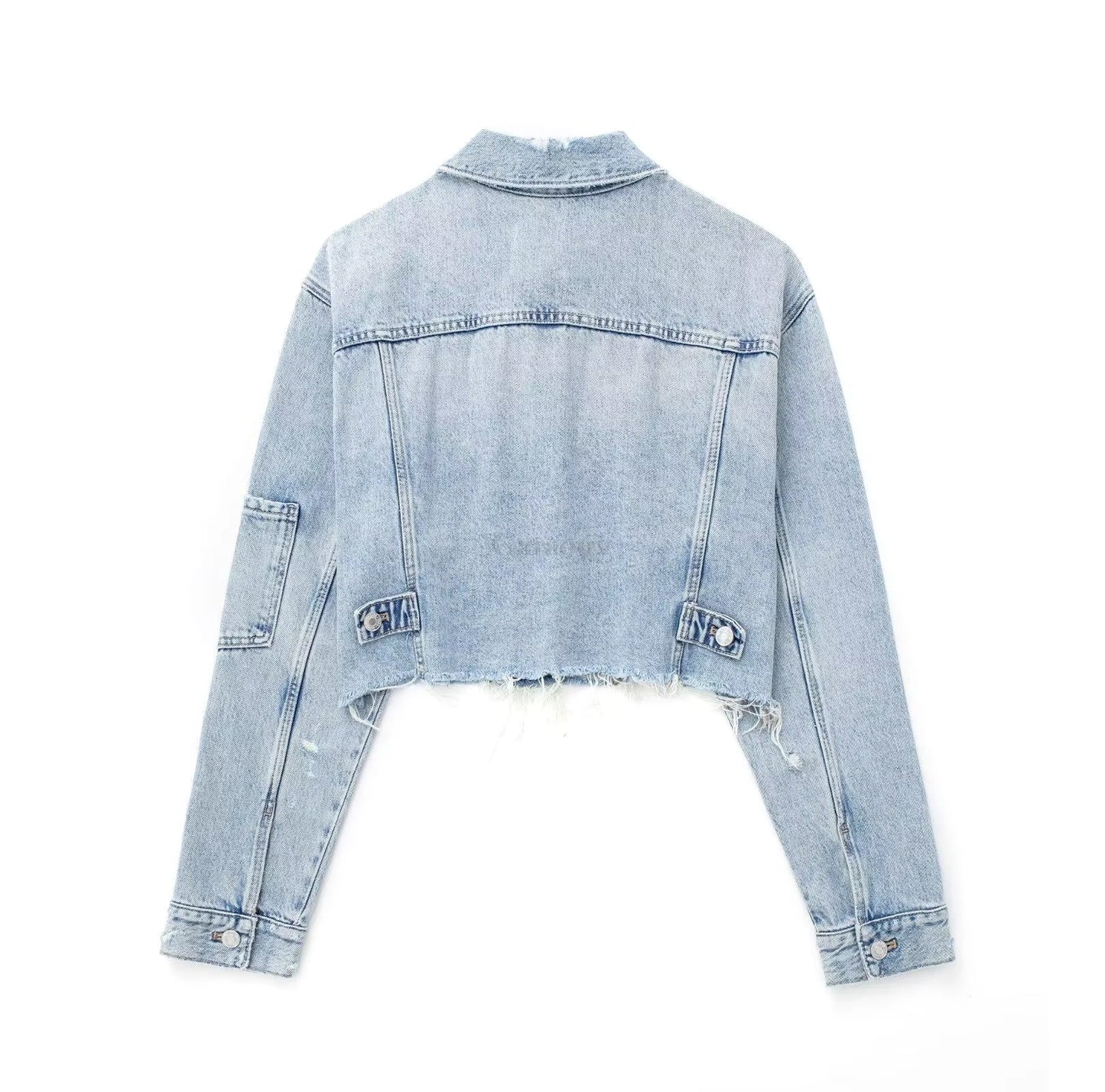 Short Jacket with Fringe
