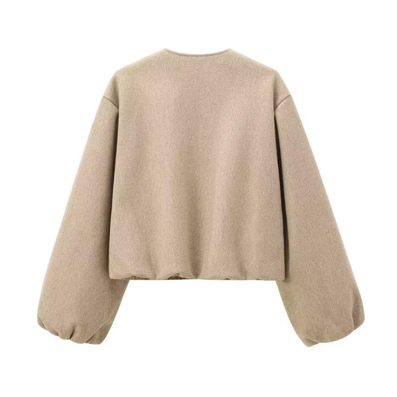 Short Soft Tweed Jacket for Women