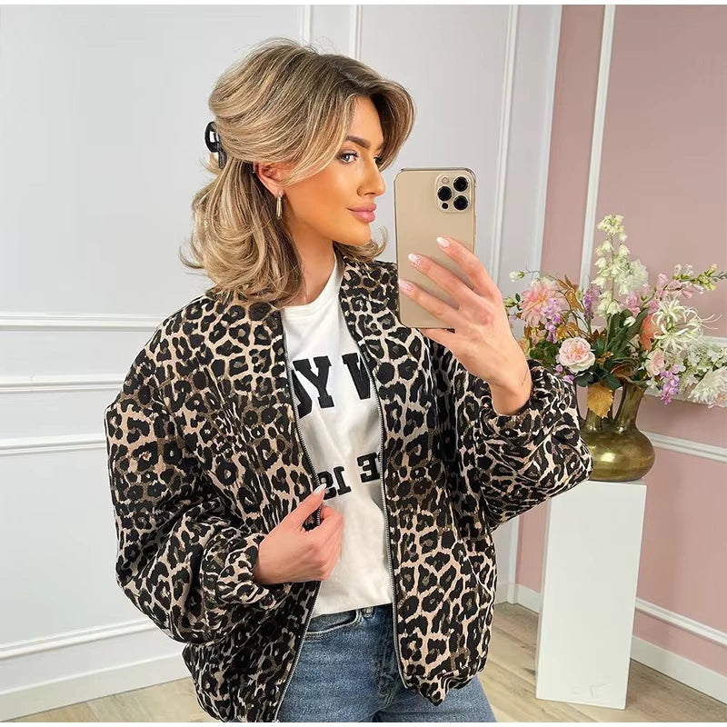 Women's Leopard Jacket