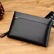 Stylish Leather Handbag with Pendant
