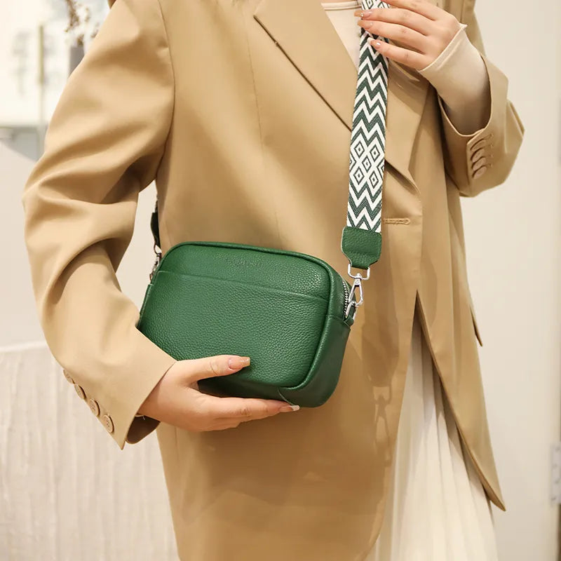 Sophie – Elegant and Textured Leather Shoulder Bag