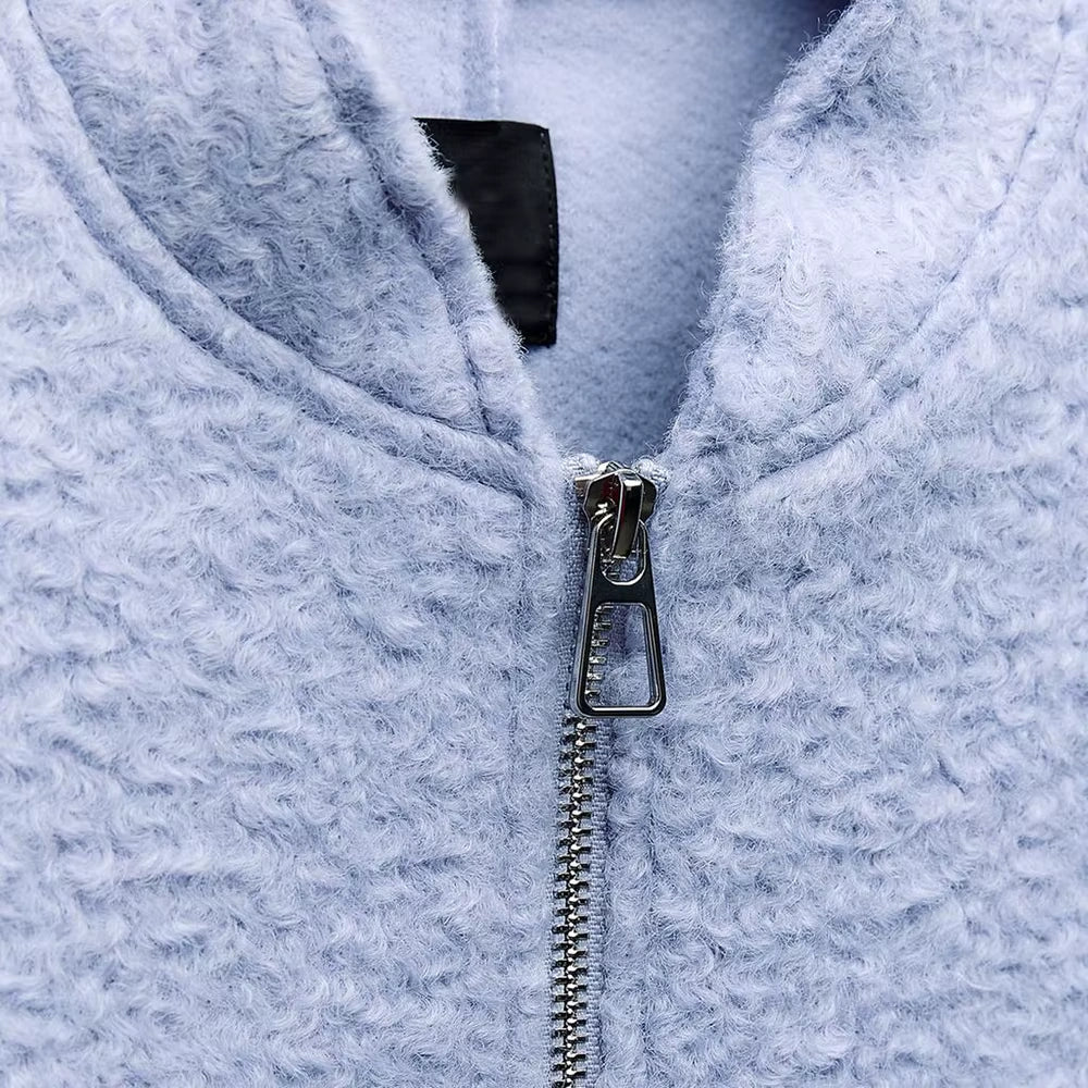 Oversized Zip Bomber Jacket
