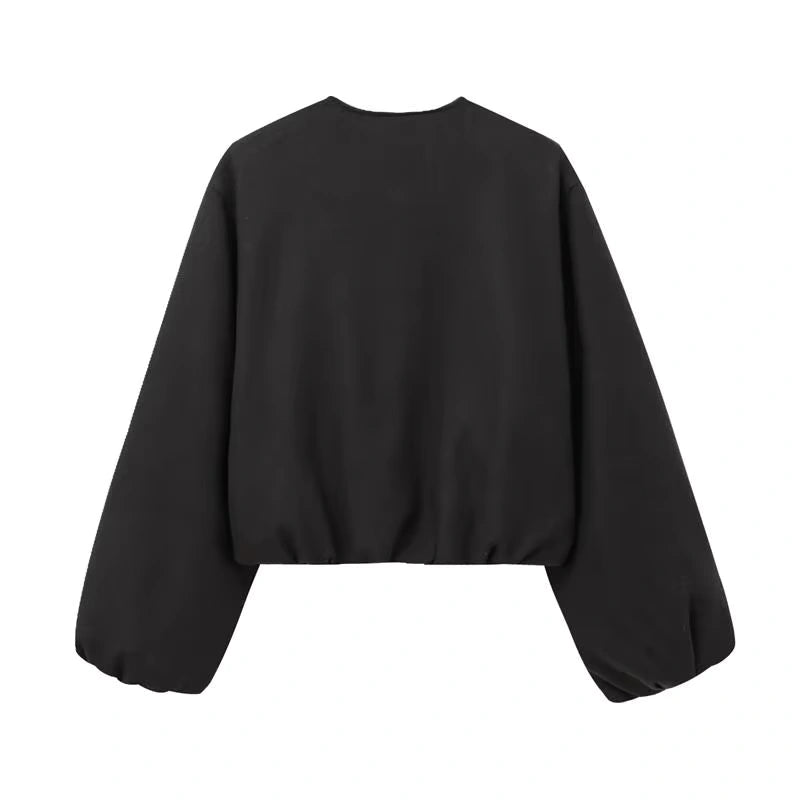 Short Soft Tweed Jacket for Women