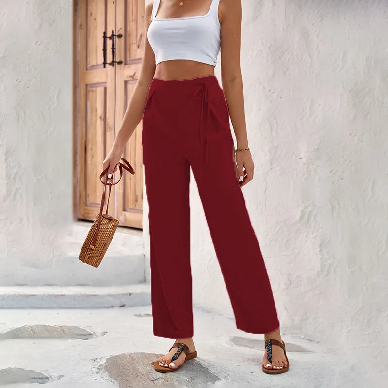 High-Waisted Wide-Leg Pants for Women