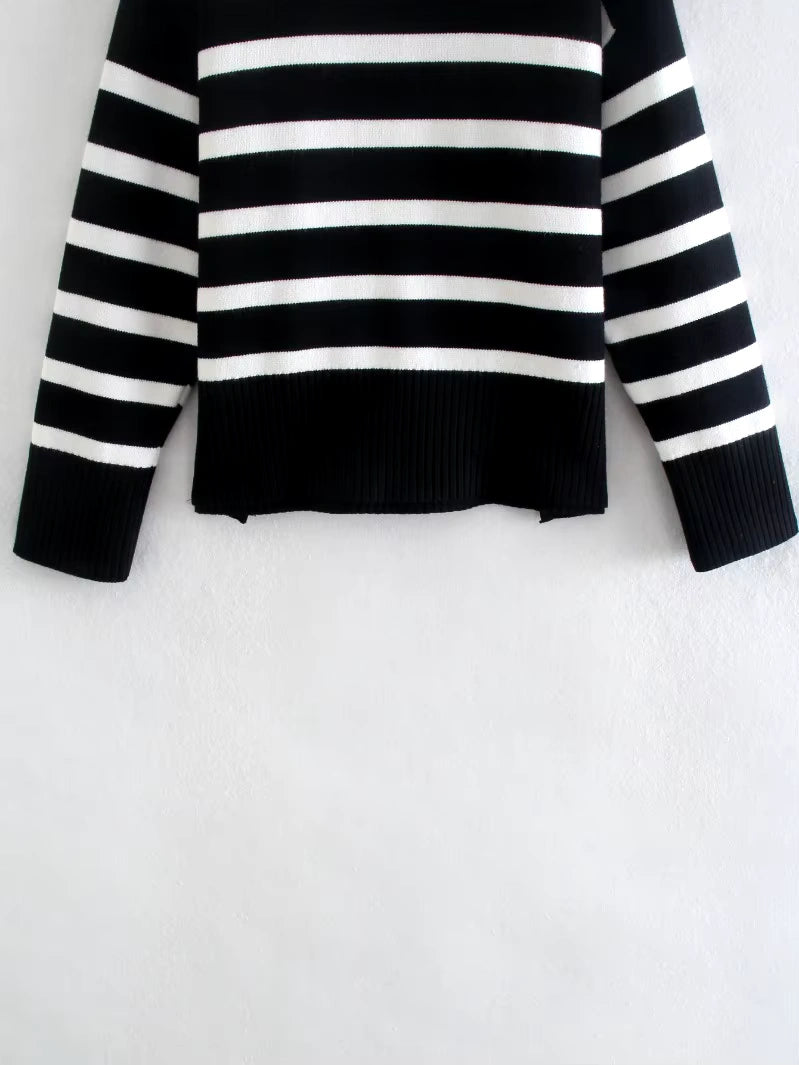 Women's Winter Striped Sweater