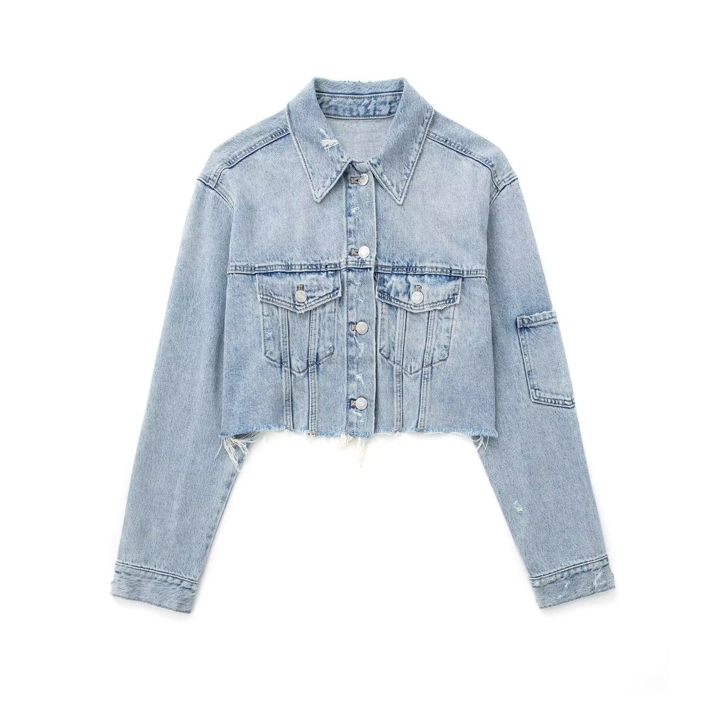 Short Jacket with Fringe