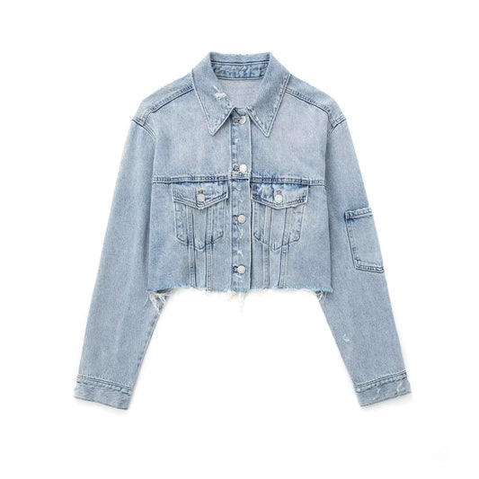 Short Jacket with Fringe