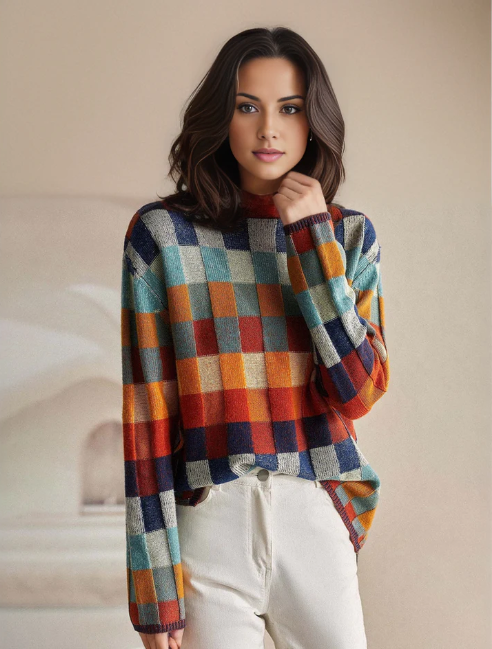 Sophie – Pull doux et élégant en maille premium