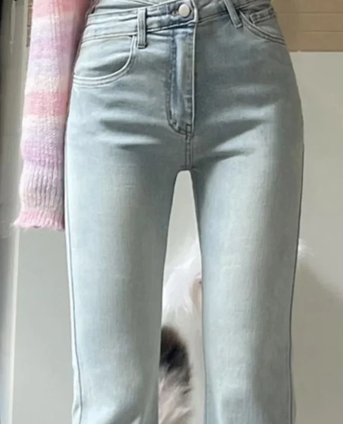 Flared jeans for women - High waist Bootcut fit