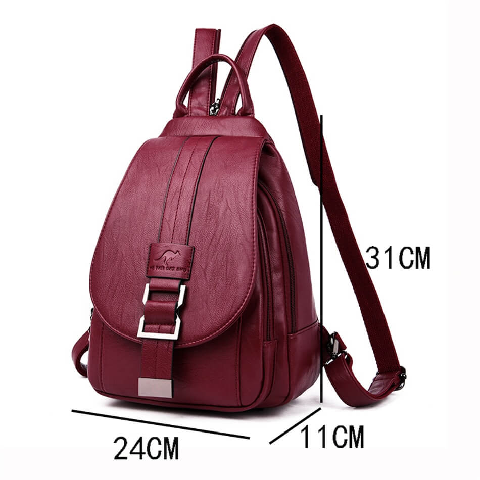 Elegant and Soft Leather Backpack