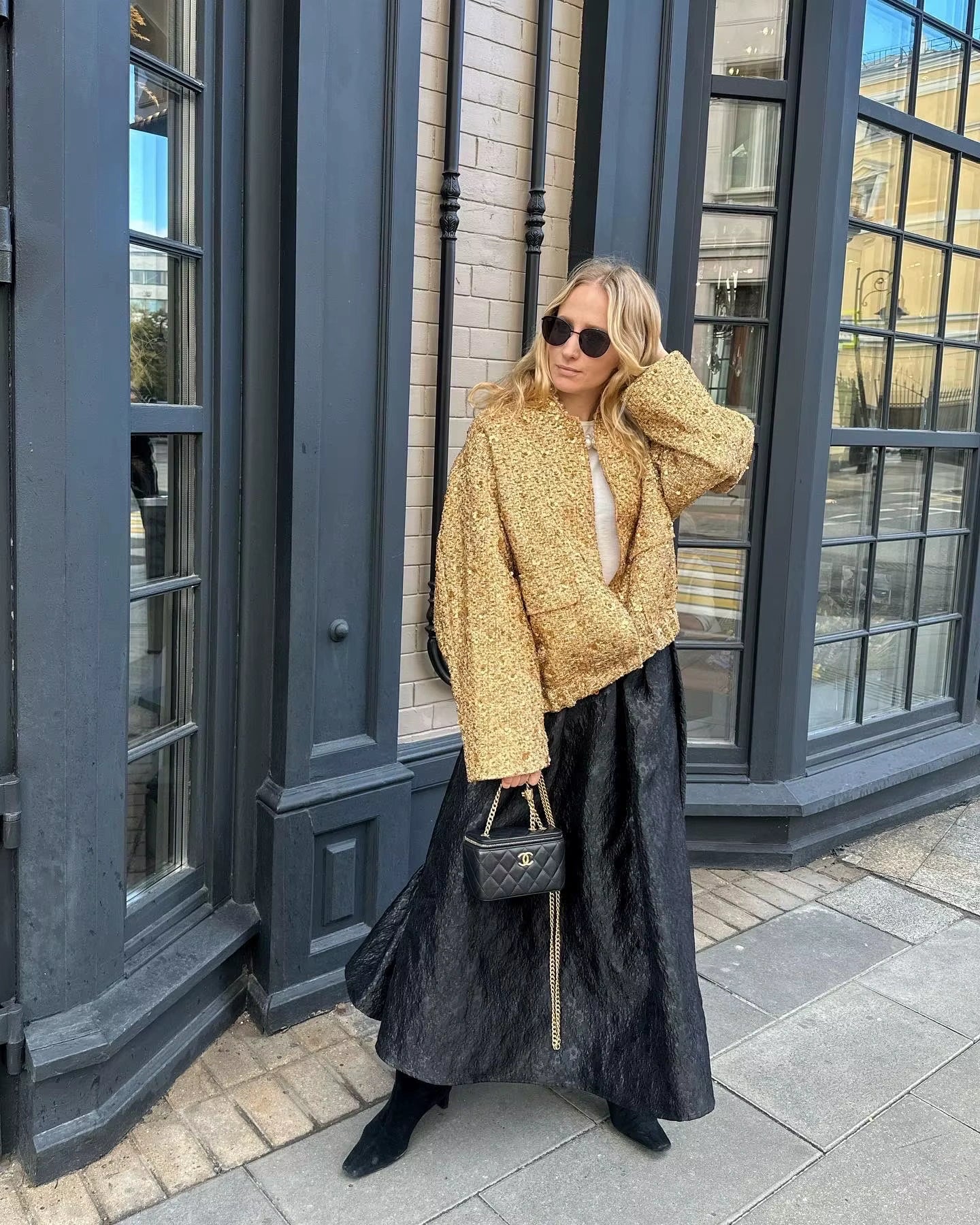 Shiny Sequin Jacket