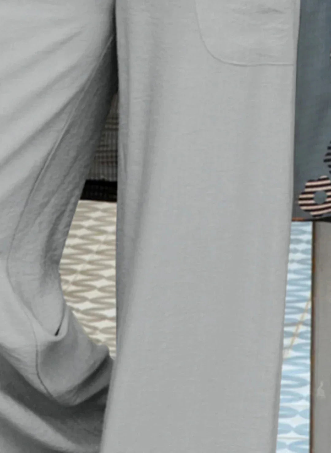 Wide-leg pants for women – High waist Practical pockets
