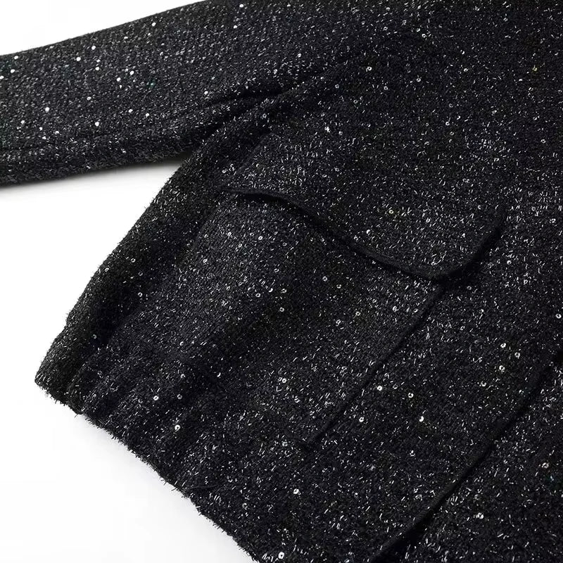 Shiny Sequin Jacket