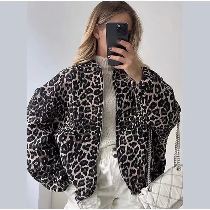 Women's Leopard Jacket
