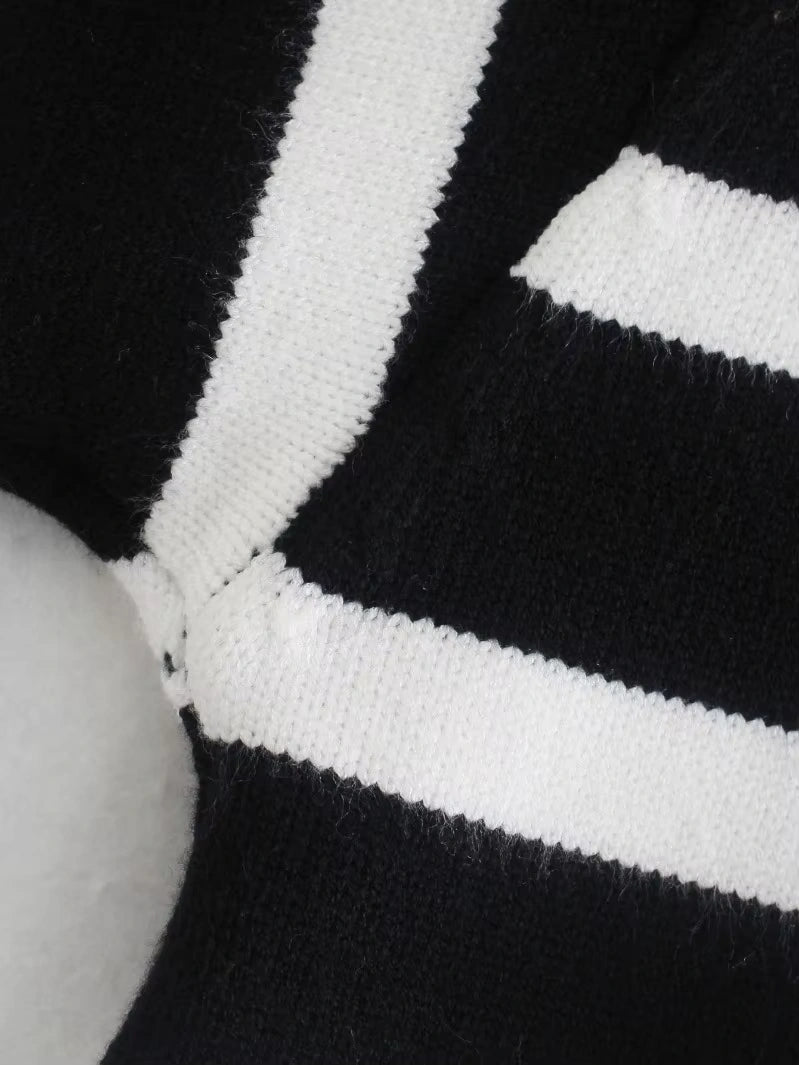 Women's Winter Striped Sweater