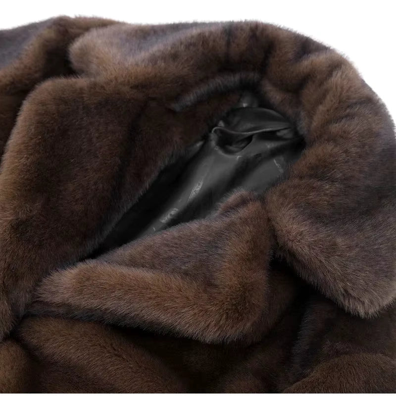 Long Faux Fur Coat