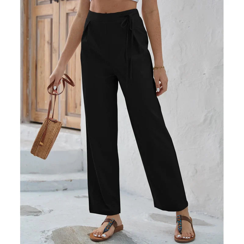 High-Waisted Wide-Leg Pants for Women