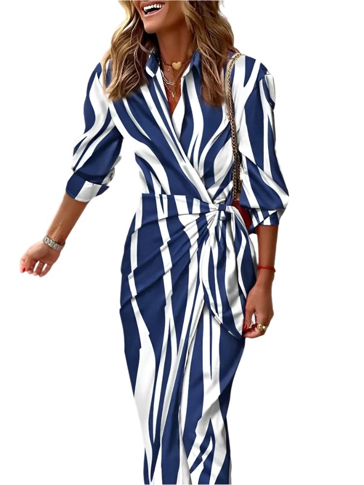 Emma – Elegant Summer Wrap Dress in Premium Fabric
