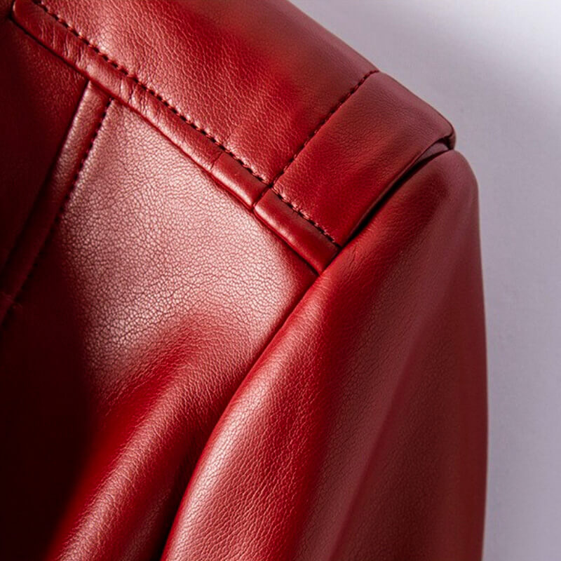Emma Elegant Vegan Leather Jacket