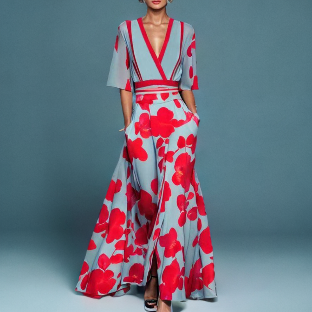 Sophie Élégante Robe Longue