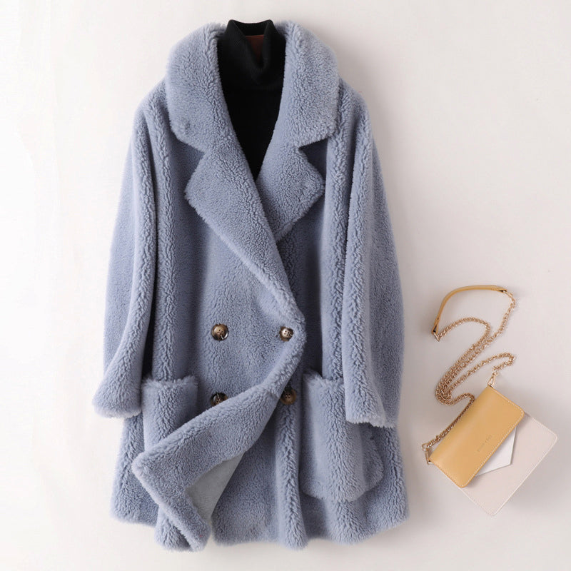 Sophie Soft and Elegant Shearling Coat