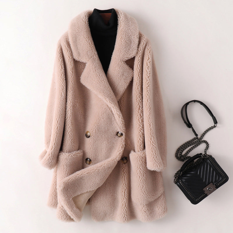 Sophie Soft and Elegant Shearling Coat