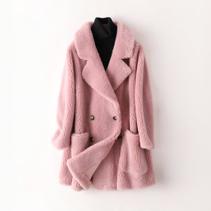 Sophie Soft and Elegant Shearling Coat