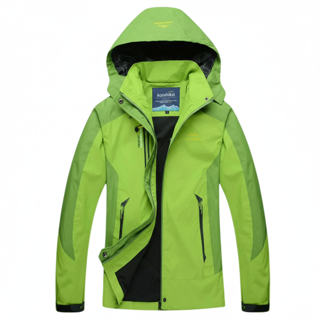 Sophie – Veste imperméable à capuche pour aventures extrêmes