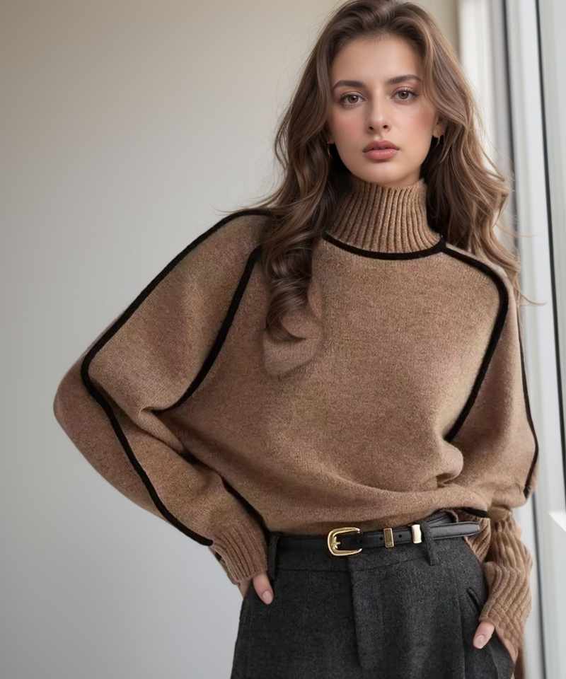 Emma – Soft and elegant turtleneck sweater