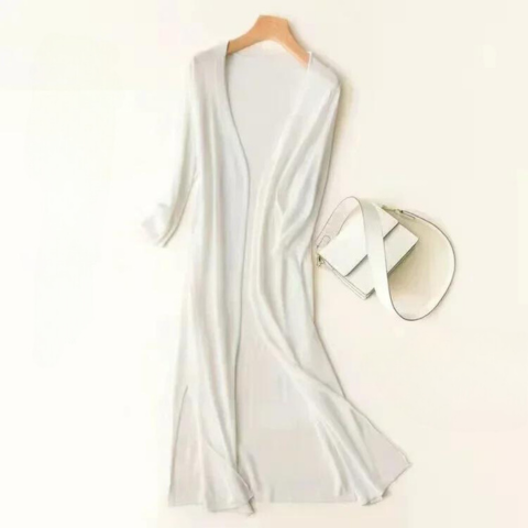 Emma – Soft and elegant long cardigan for women