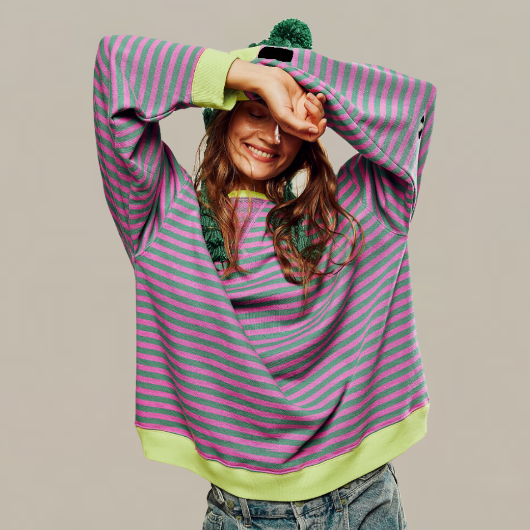 Zoé – Soft and elegant striped sweater