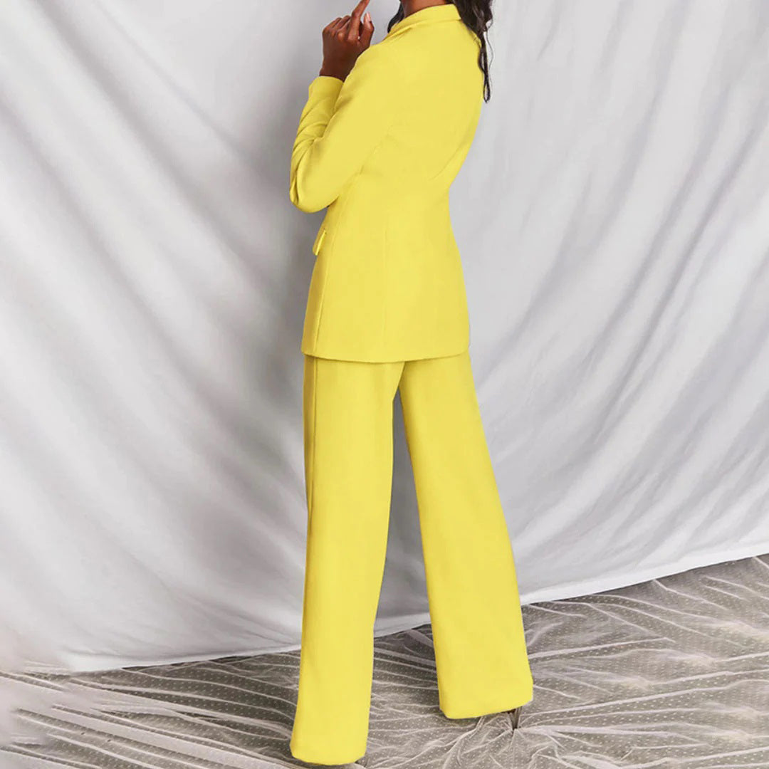 Women's Suit Set – Fitted Blazer 1 Button