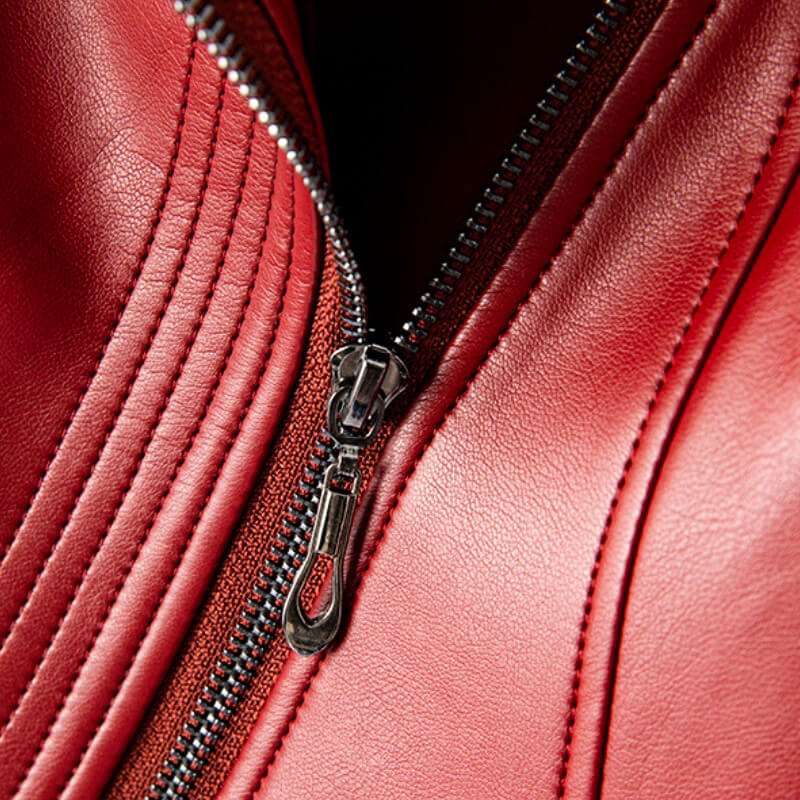 Emma Elegant Vegan Leather Jacket