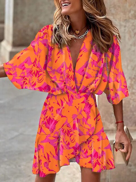 Léa – Long bohemian dress, fluid and light