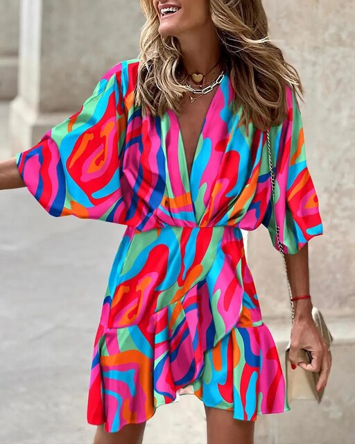 Léa – Long bohemian dress, fluid and light