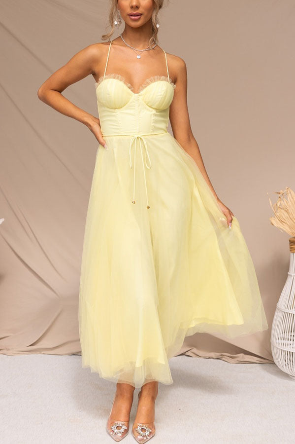 Women's Dress - Fitted Size - Flared Fluid Midi Skirt