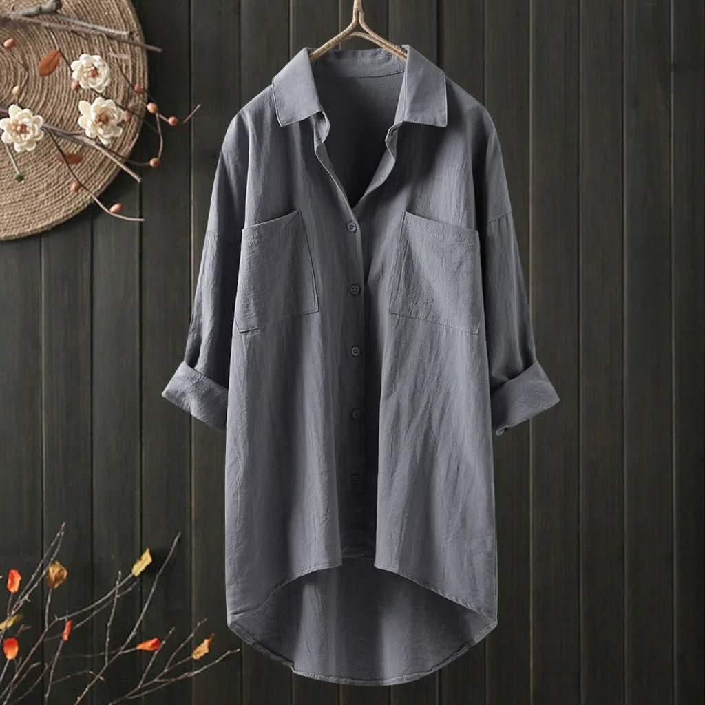 Women's Shirt – Long Sleeves Chest Pockets