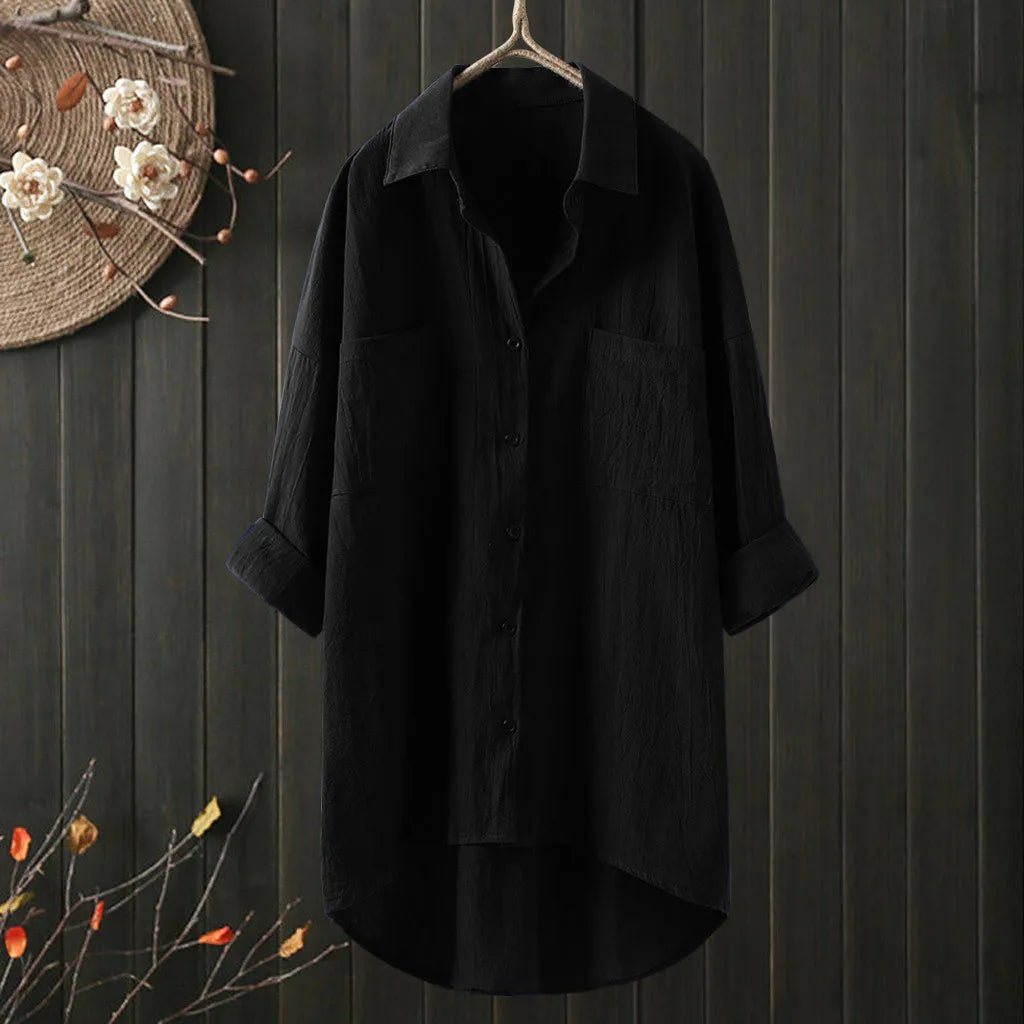 Women's Shirt – Long Sleeves Chest Pockets