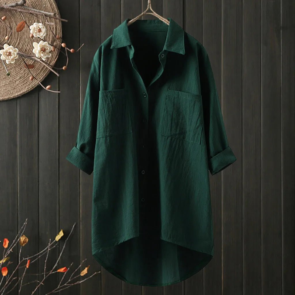 Women's Shirt – Long Sleeves Chest Pockets