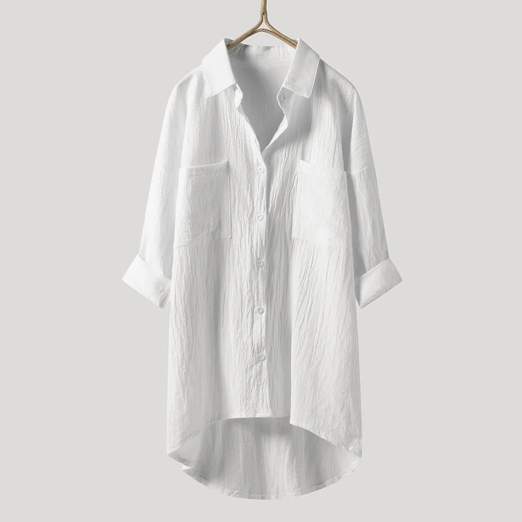 Women's Shirt – Long Sleeves Chest Pockets