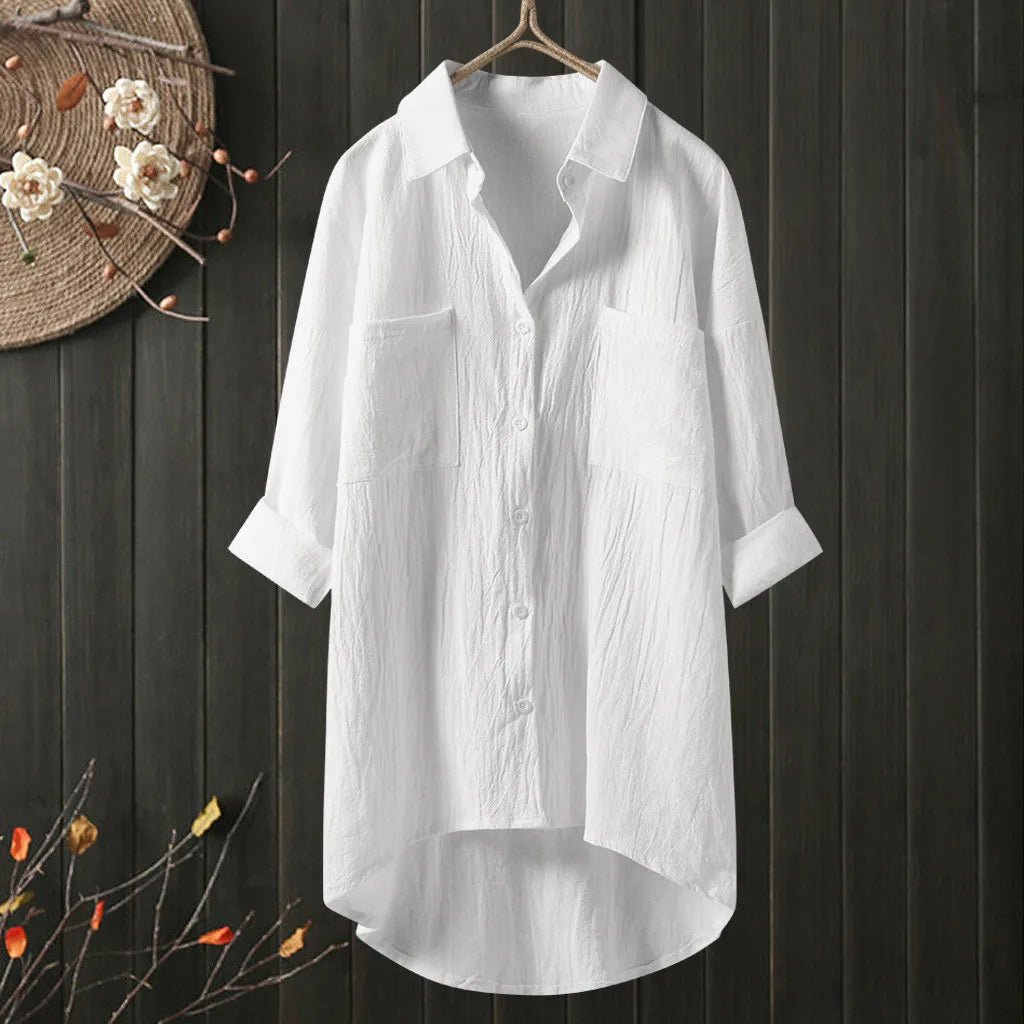 Women's Shirt – Long Sleeves Chest Pockets