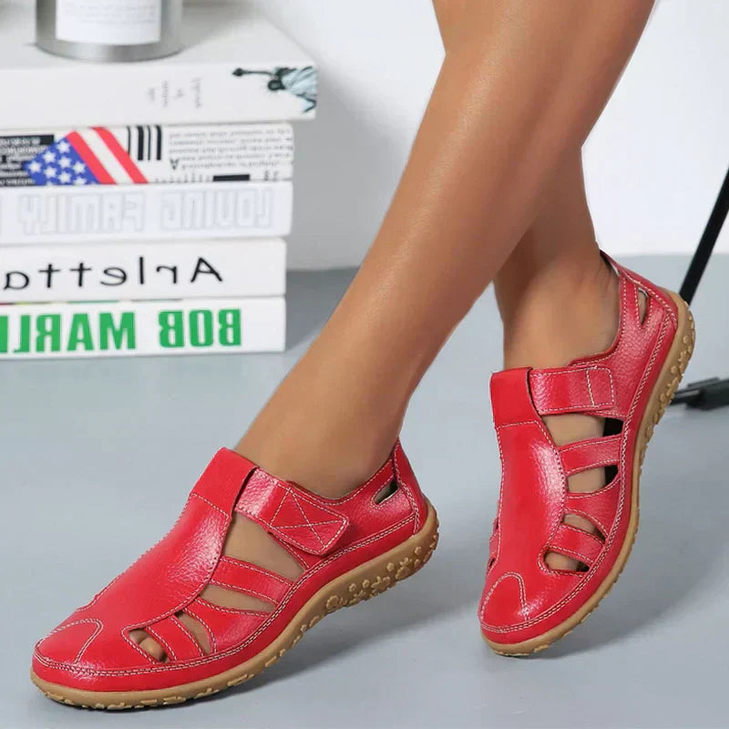 Sophie – Elegant orthopedic non-slip sandals in breathable leather