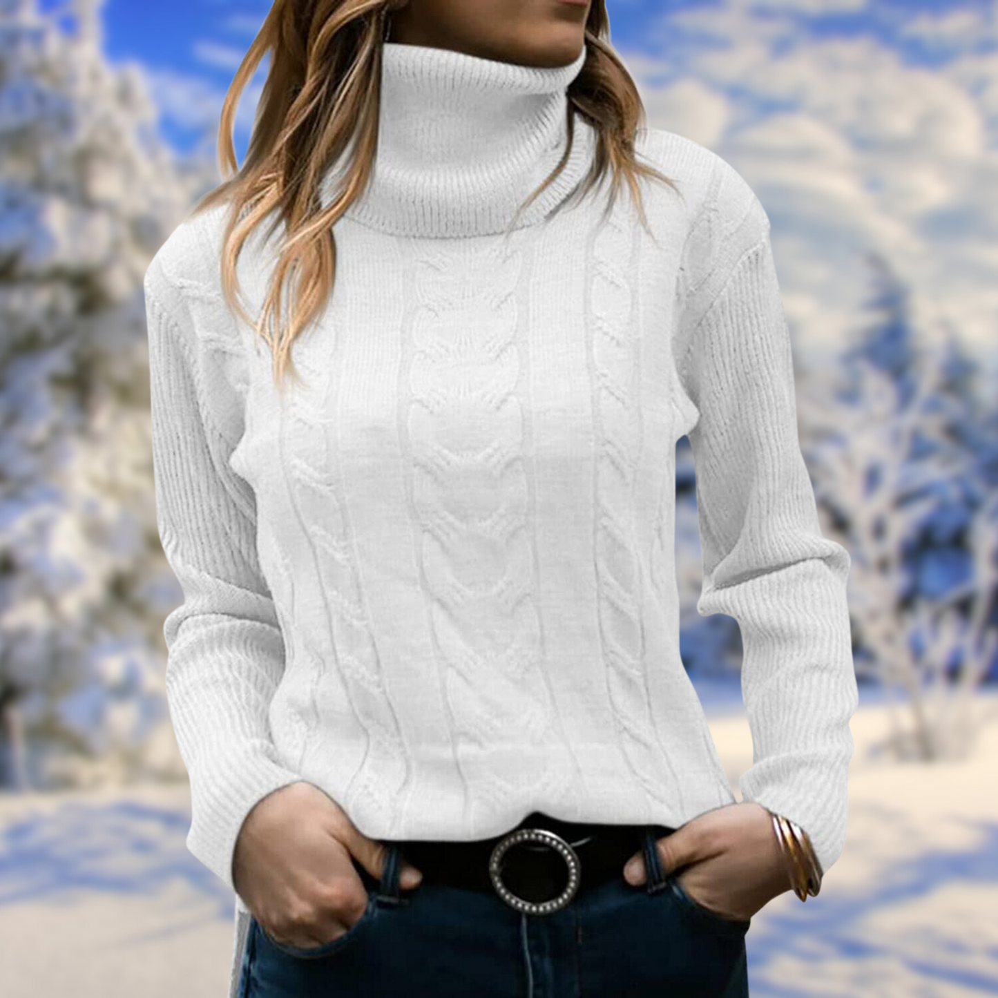 Sophie – Soft and elegant turtleneck sweater